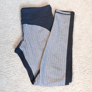 Black and Grey full length leggings
